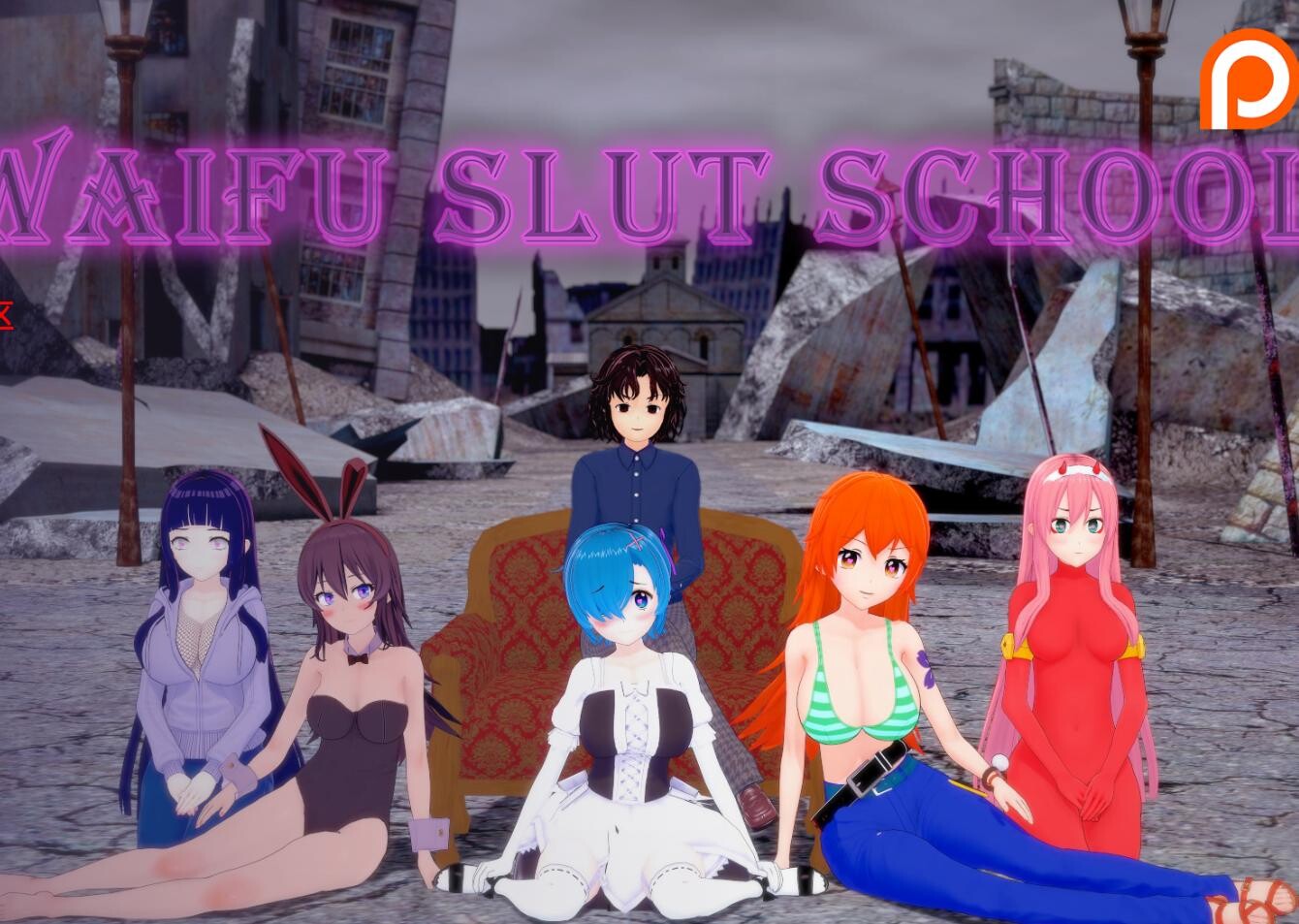 【日系SLG/汉化/动态】外福荡妇学校 Waifu Slut School v0.3.1【PC/安卓/3.2G】-年糕数码