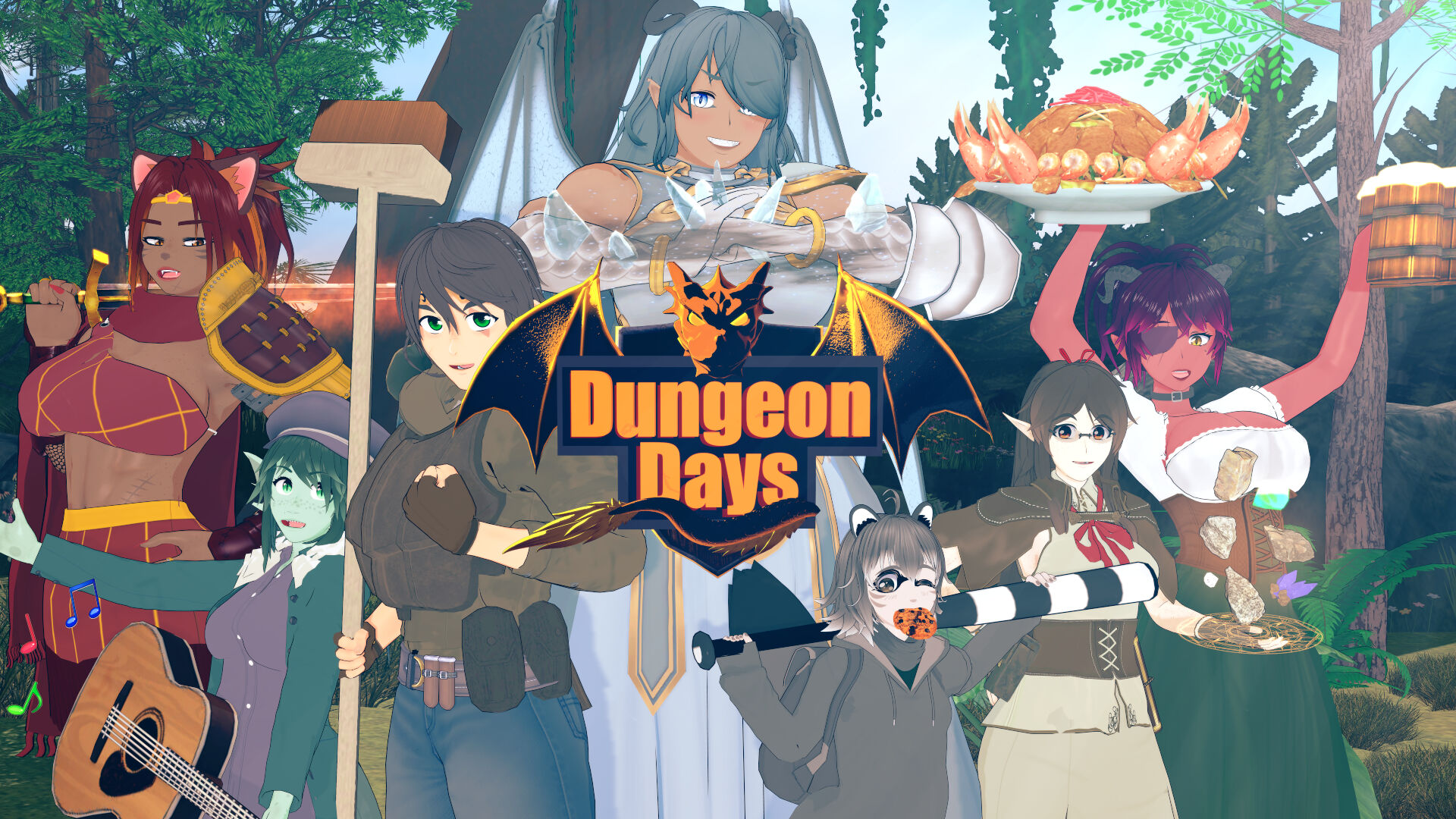 【日系SLG/汉化/2D】地下城的日子 Dungeon Days v0.06 汉化版【PC+安卓/2.1G】-年糕数码